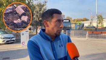 Hugo, el hondureño que voló diez metros, rompió el cristal con una pata de mesa y escapó del choque de trenes