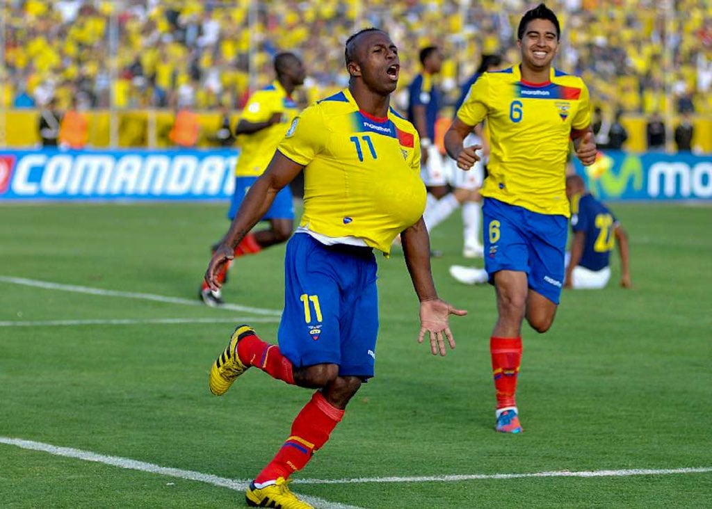 El delantero ecuatoriano es considerado uno de los mejores extranjeros que llegaron al futbol mexicano. (X/Selección de Ecuador)