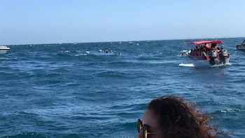 Se volcó una lancha en