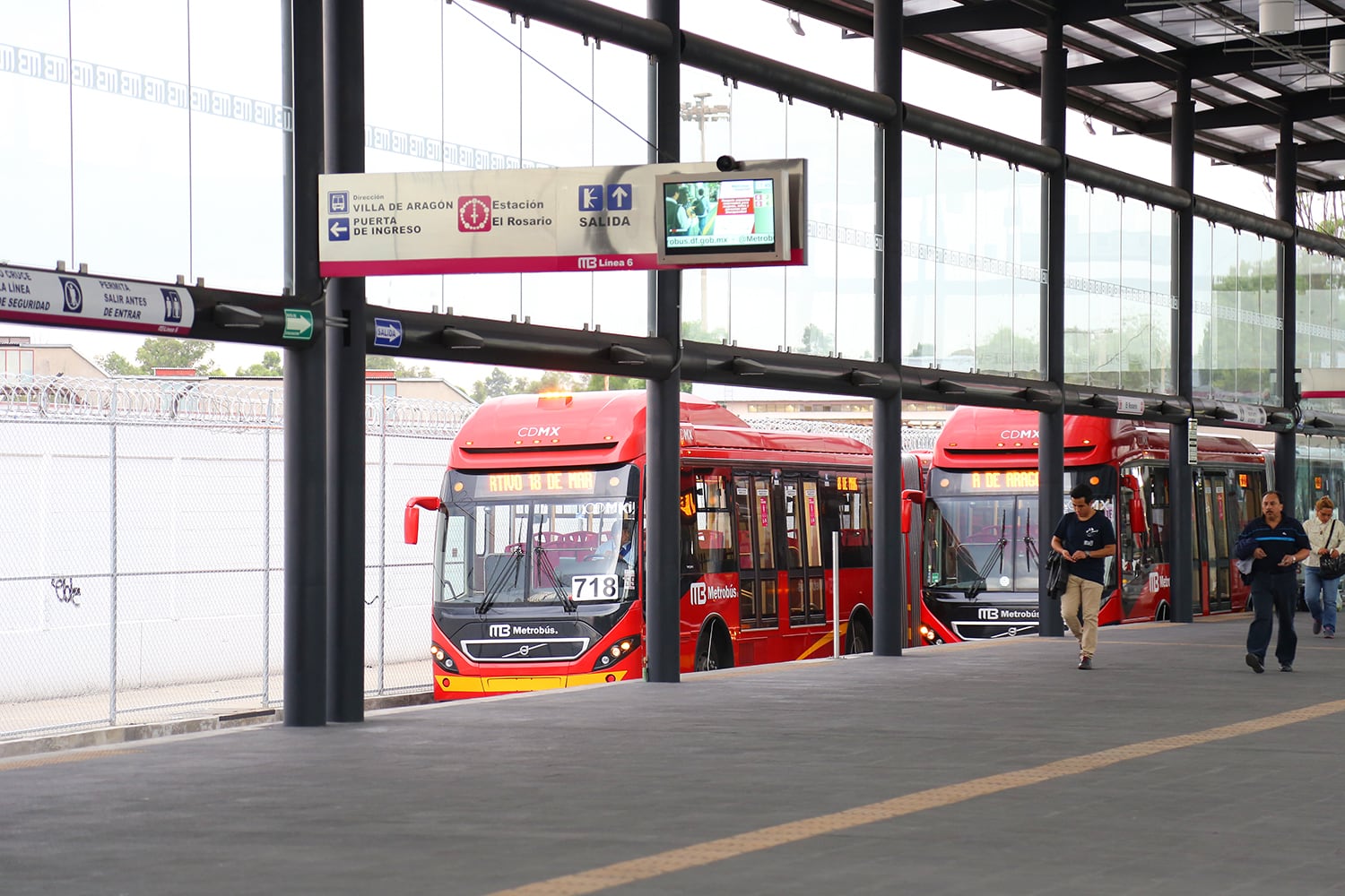 La Línea 6 del Metrobús se ha visto afectada por la lluvia este 14 de agosto.
Crédito: Wikipedia.