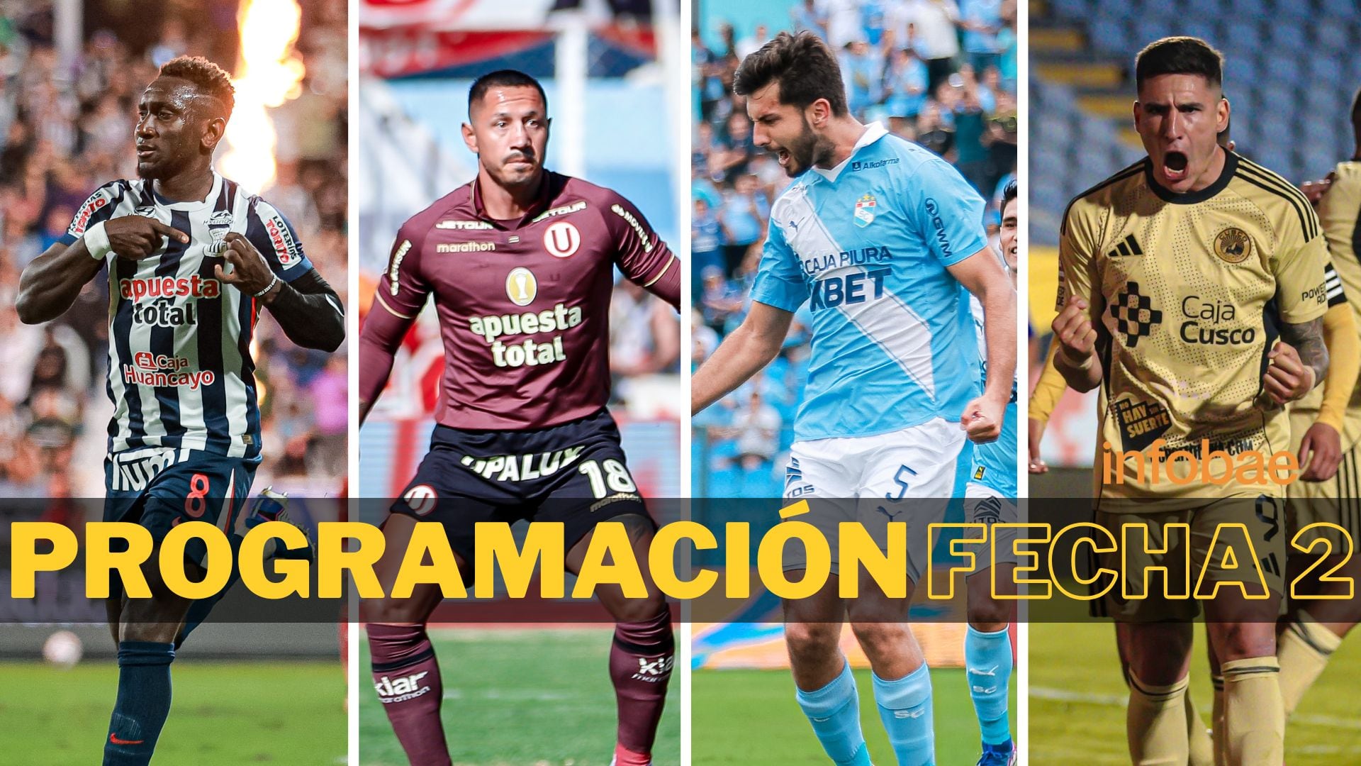 Programación de la fecha 2 del Torneo Clausura de la Liga 1 2026: partidos, horarios y canales TV