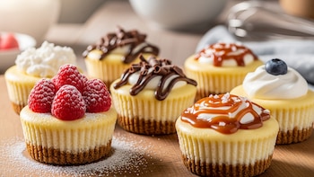 Mini cheesecakes caseros: el postre cremoso y práctico que puedes preparar en minutos