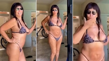 Moria Casán causó furor en