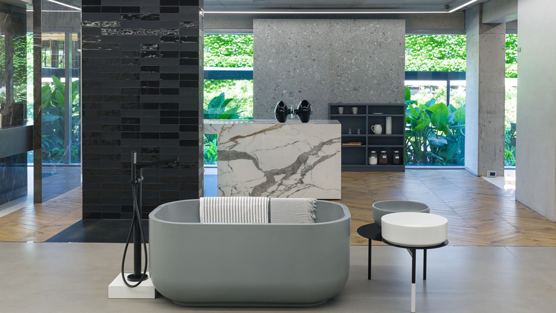 Variedad de bañeras, lavatorios y bachas en distintos formatos que se amoldan a las necesidades de cada uno (SBG)