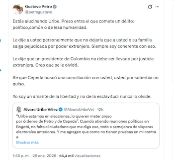 El presidente Gustavo Petro señaló