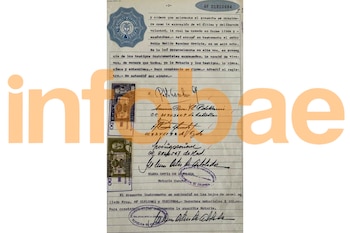 El documento fue firmado por