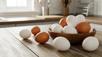 Esta es la diferencia entre los huevos con la cáscara blanca o marrón