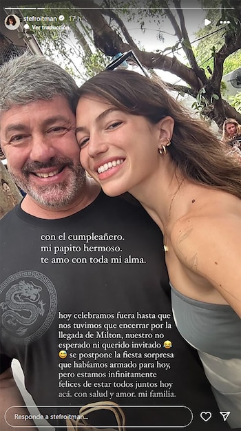 Stefi Roitman contó como vivió con Ricky Montaner y su familia el Huracán Milton