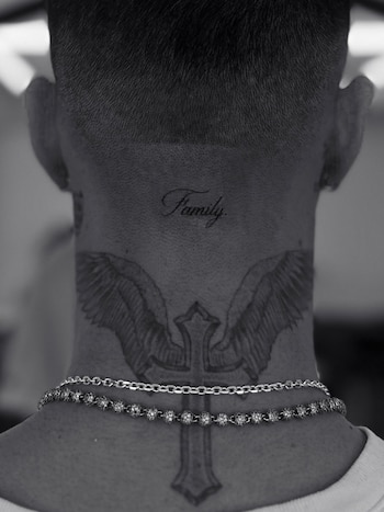 Tatuaje de Rome Beckham "Family"
