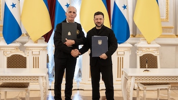 Zelenski agradece respaldo de Honduras y Asfura apuesta por fortalecer cooperación en tecnología, agricultura y seguridad