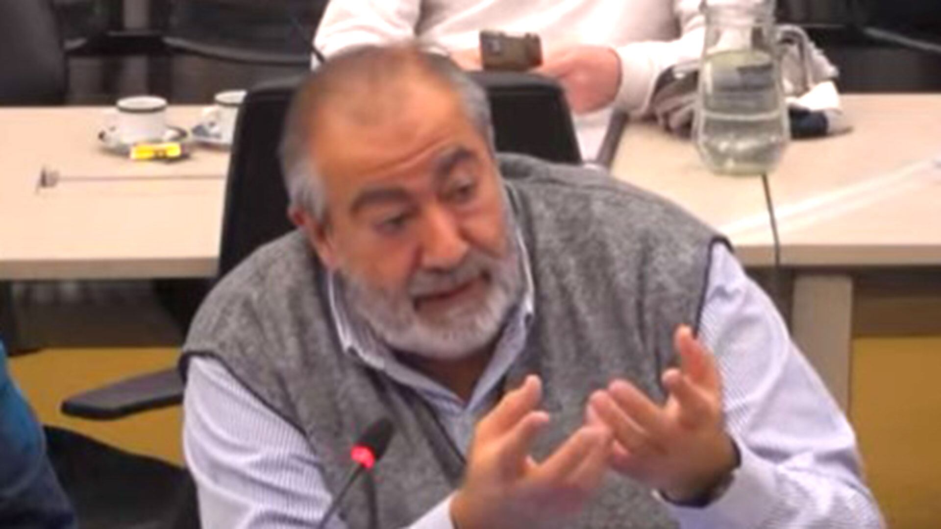 Héctor Daer, en la Comisión de Legislación del Trabajo de Diputados