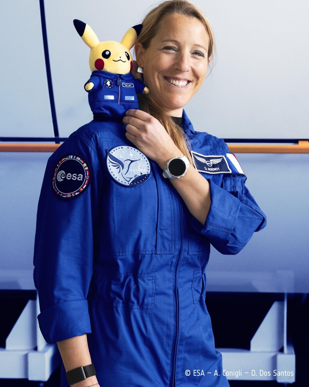 El peluche viajó en la misión de la astronauta de la ESA Sophie Adenot y permaneció en órbita entre el 11 de abril y el 17 de junio de 2026 (ESA/NASA)