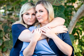 Madison Conradis, y su hermana,