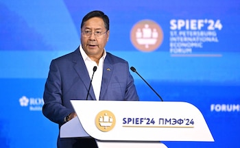 El presidente de Bolivia,Luis Arce