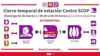 La estación Centro SCOP será