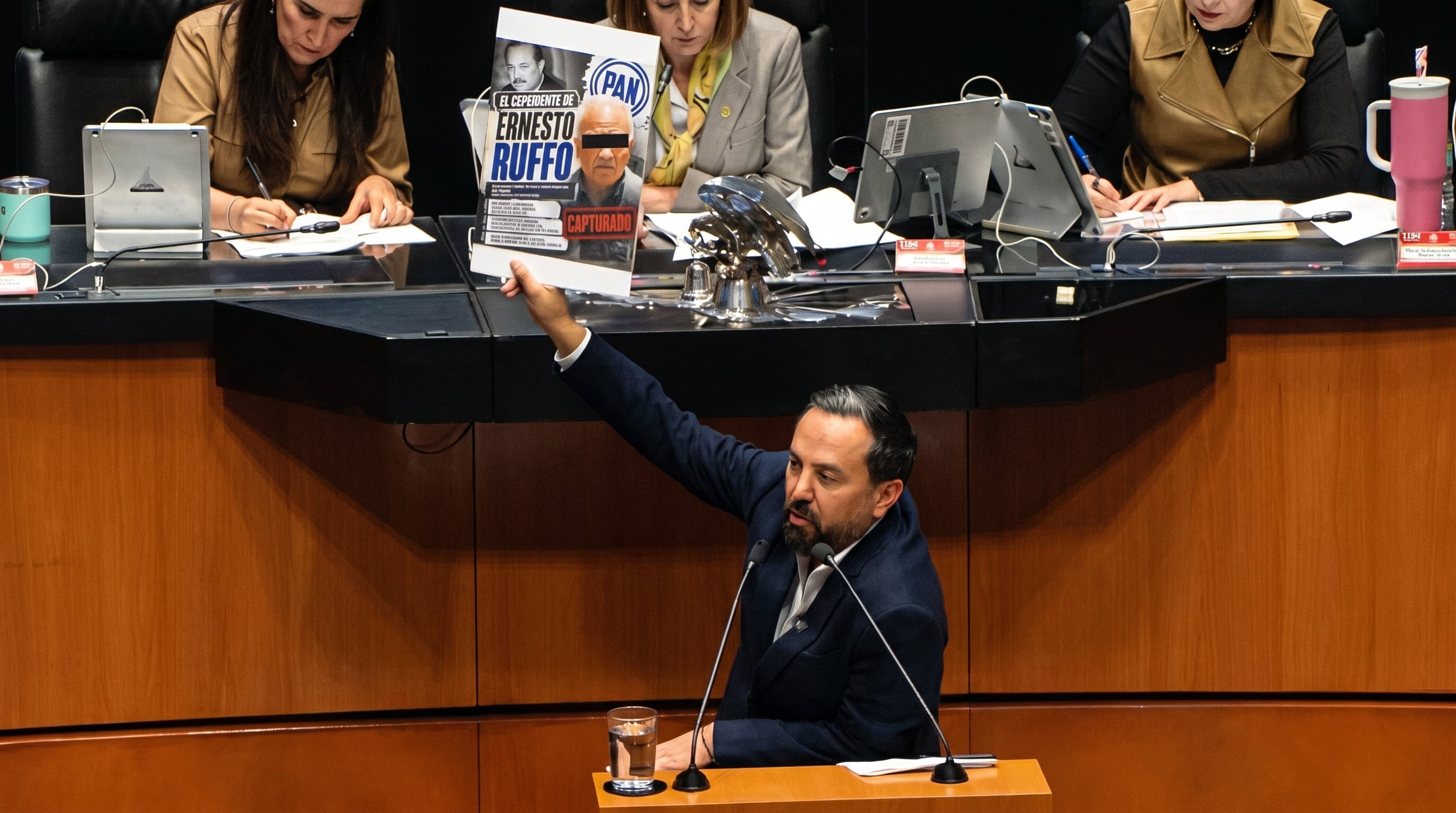 Morena y PAN chocan en la Comisión Permanente por el caso Ernesto Ruffo: cruzan acusaciones por huachicol fiscal