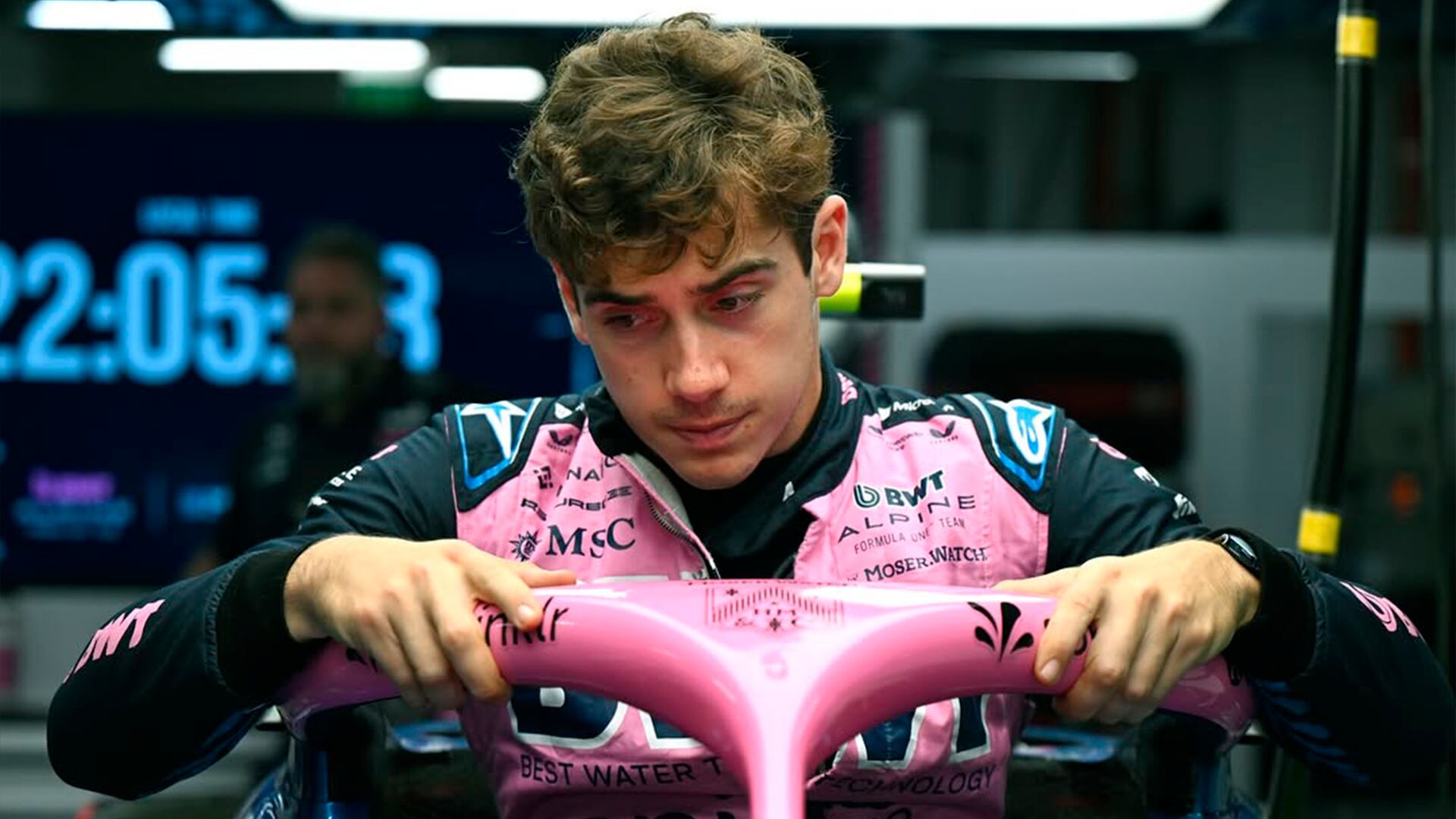 Franco Colapinto trabajó mucho en el simulador del coche de 2026 y espera poder dar un salto de calidad con el rendimiento del futuro auto de Alpine (@AlpineF1Team)