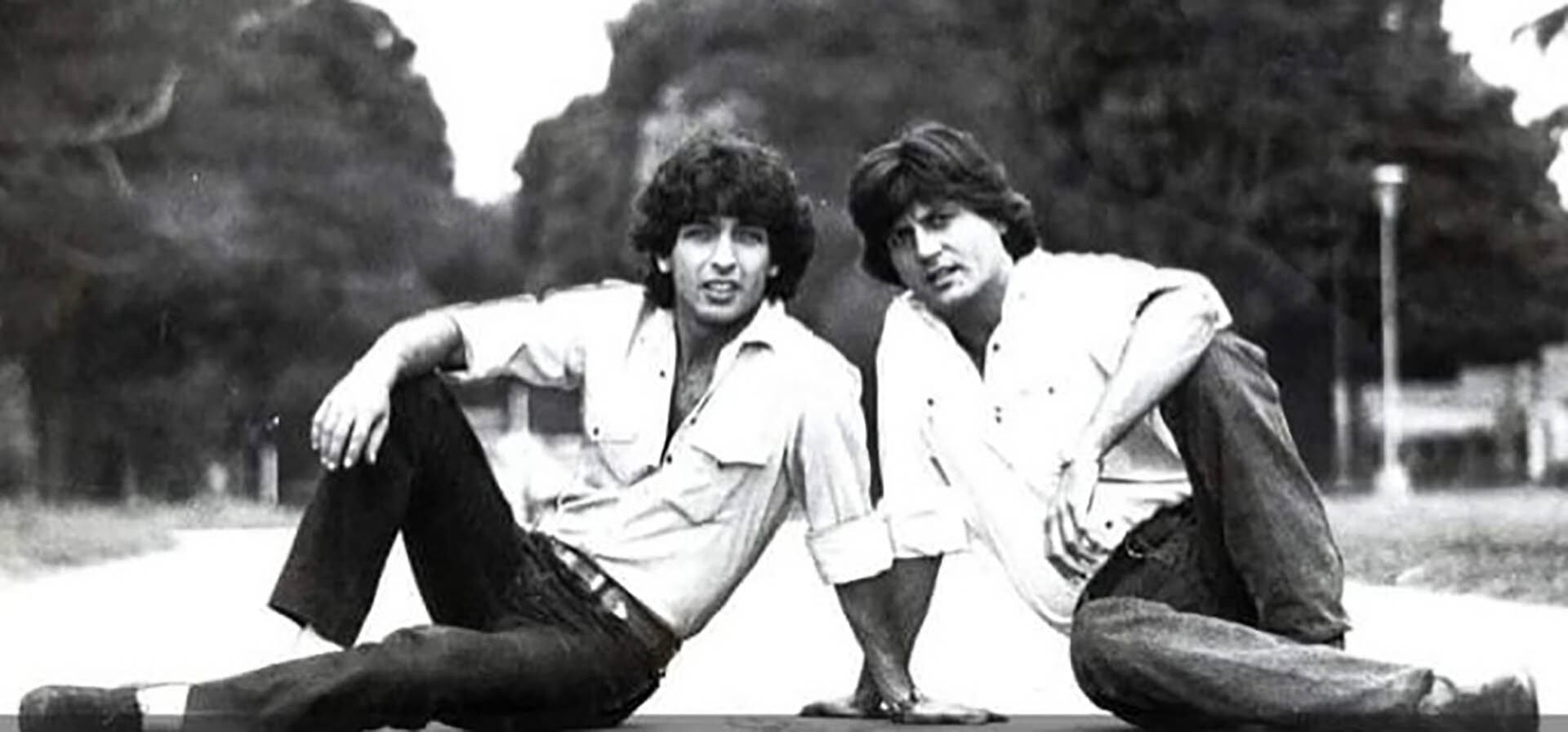 Calvo y Ricardo Darín en sus tiempos de