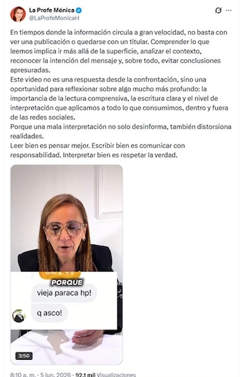 crédito @LaProfeMonicaH/X