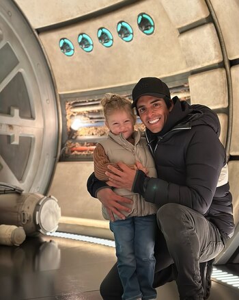 Anita García Moritán junto a