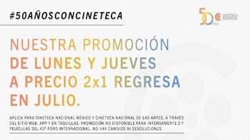 Cineteca Nacional tiene la promoción