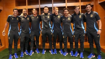 Cuerpo técnico de la selección argentina