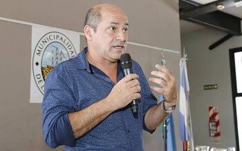 Mario Secco, intendente de Ensenada