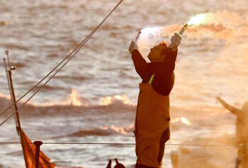 Charlie Dalin reflexionó a bordo