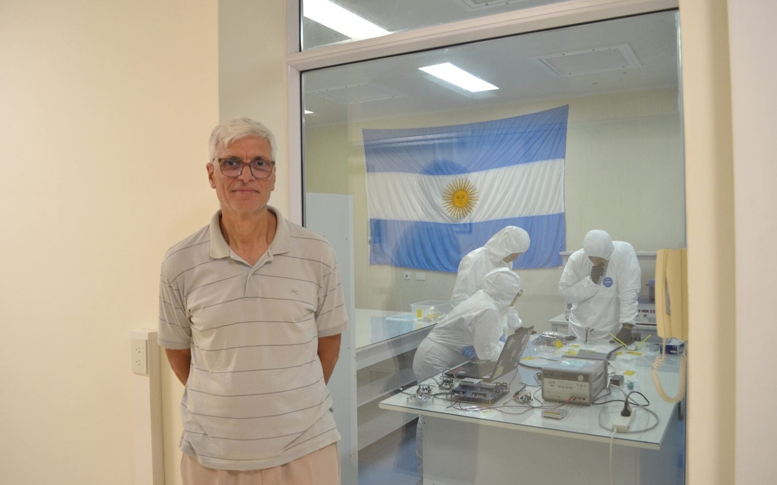 El decano de la Facultad de Ingeniería y director del CTA, Marcos Actis, contó cómo surgió la idea en plena pandemia (UNLP)