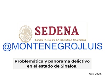 Informe del 2020. (X/@montenegrojluis)