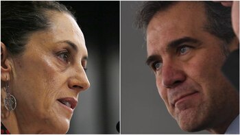 Claudia Sheinbaum se lanzó contra