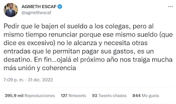 Agmeth Scaf se pronuncia tras la renuncia de Gustavo Bolívar