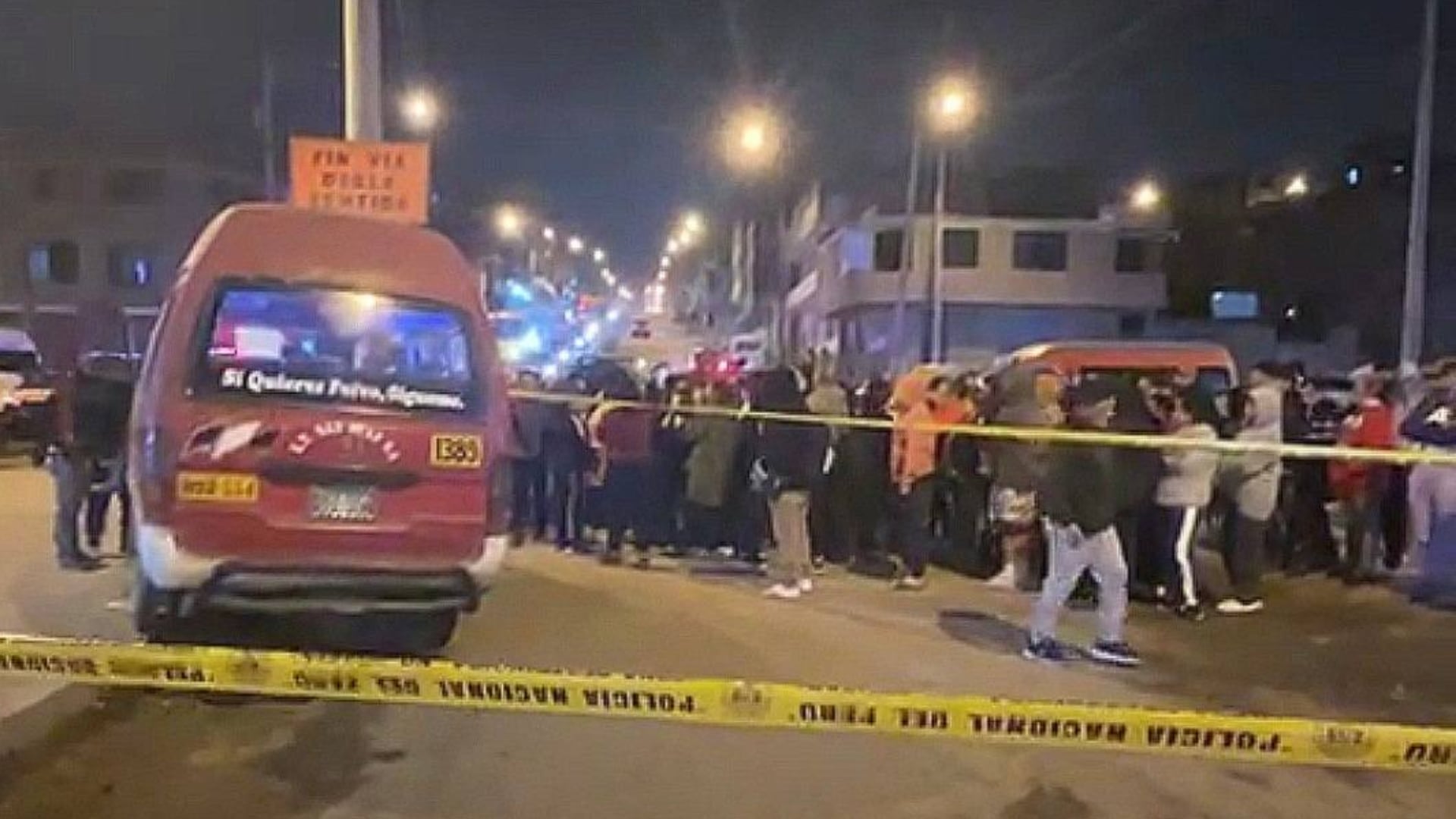 Un chofer de la combi “Los Rojitos” fue asesinado a balazos en Villa El Salvador mientras realizaba su recorrido. Foto: Vecinos de Villa El Salvador VVS