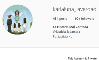 La cuenta de Karla Luna