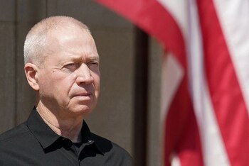 El ministro de Defensa israelí, Yoav Gallant. REUTERS/Kevin Lamarque