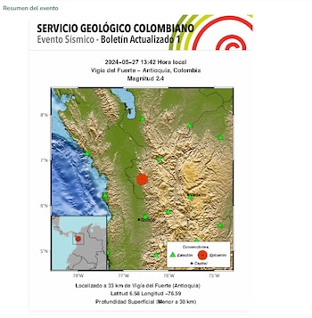 Temblor Antioquia