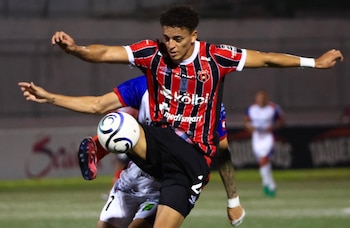 Firpo le jugó de tú a tú al tricampeón Alajuelense con un orden táctico impecable durante los 90 minutos (Cortesía: INDES).