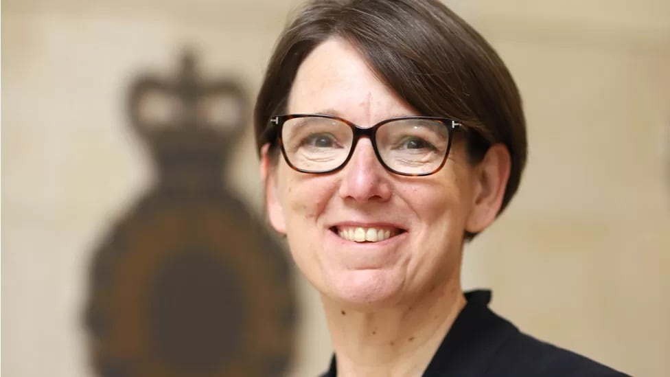 Anne Keast-Butler, jefa de la agencia de inteligencia de comunicaciones del Reino Unido