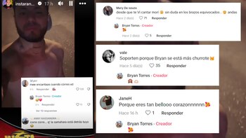 Bryan Torres bromea con seguidoras