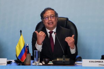 El presidente colombiano Gustavo Petro.