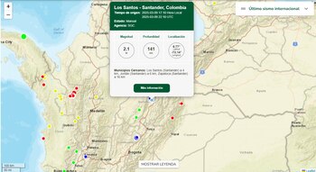 Sismo en Los Santos Santander