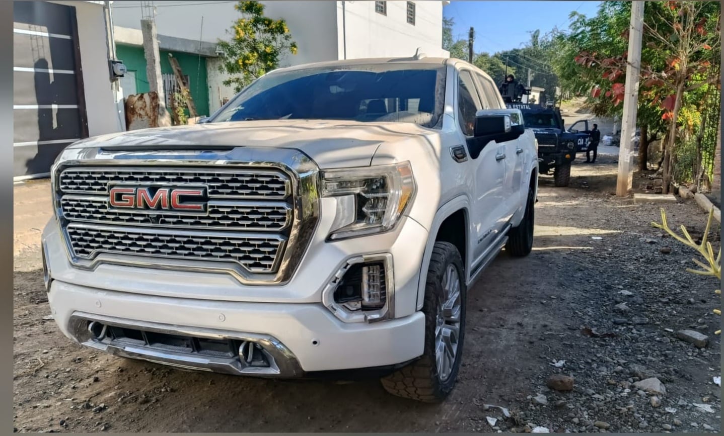 La unidad asegurada (SSP Sinaloa)