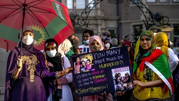 Las protestas tras el asesinato