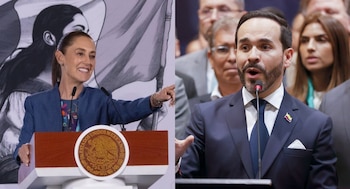 Presidenta de México, Claudia Sheinbaum, confirmó que la brigada de rescatistas de ese país no fue aprobada por el Gobierno de De la Espriella - crédito Presidencia de México/Reuters