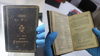 Recuperan libro histórico vinculado a