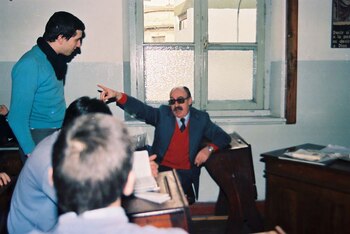 Muñoz Molina en una clase