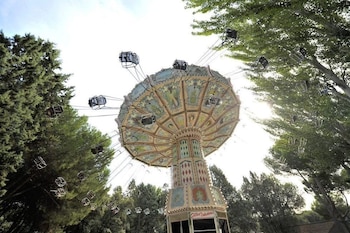 Sillas voladoras del Parque de Atracciones de Madrid