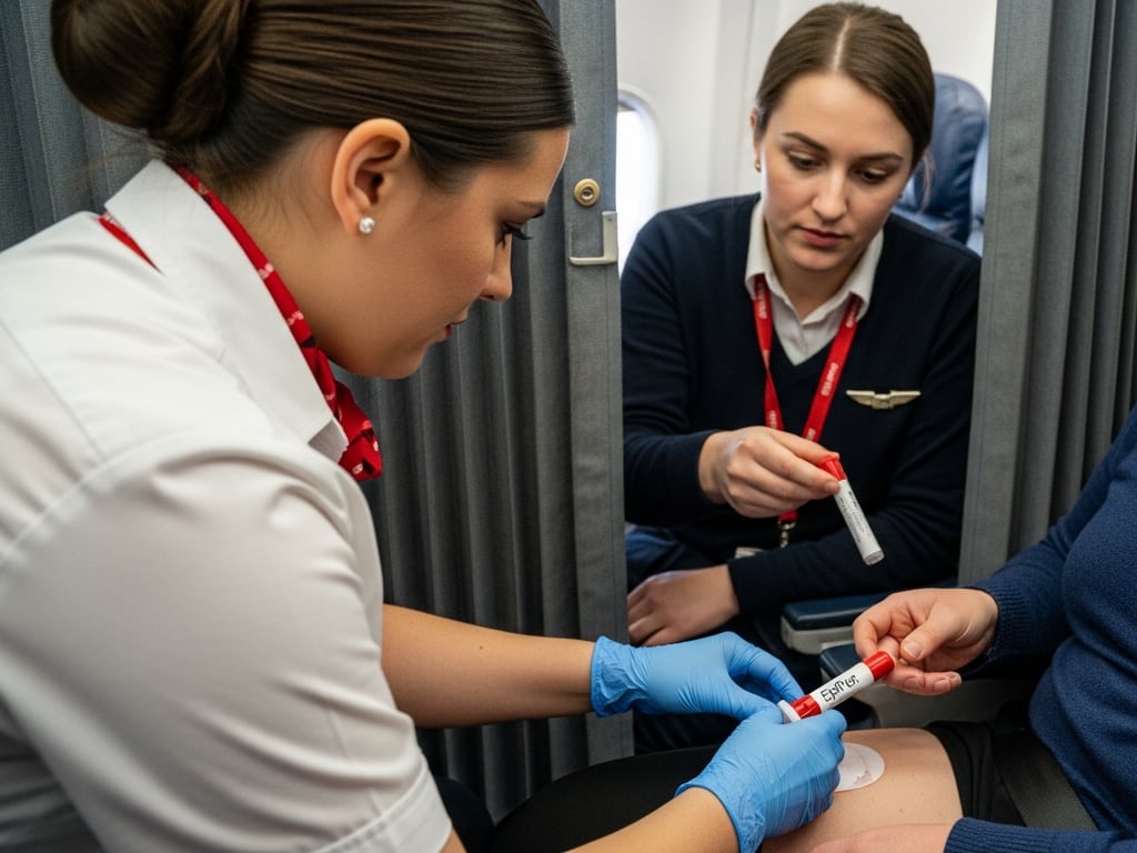 El Boeing 737-700 no contaba con un autoinyector de adrenalina en el botiquín de emergencia, fundamental para casos de anafilaxia (Imagen Ilustrativa Infobae)