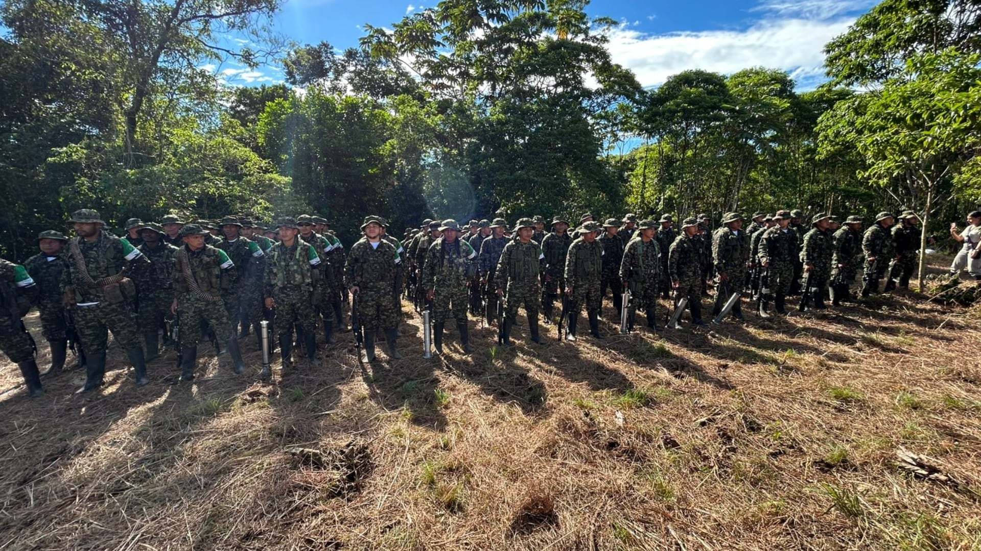 Cien integrantes de la Cneb comenzaron en Putumayo un proceso de desarme y reintegración dentro de los acuerdos de paz con el Gobierno - crédito Consejería de Paz