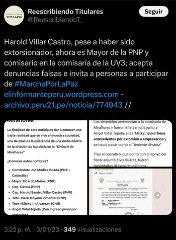 La mafia de los policías